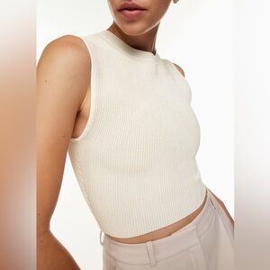 Aritzia Babaton Sculpt Ribbed crew-neck muscle tank